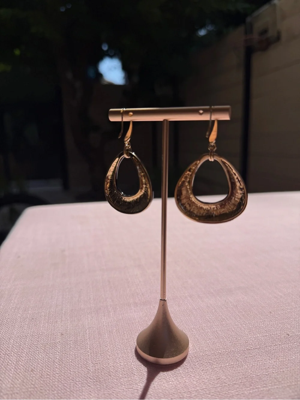 Erwin Pearl Vintage Black & Red Statement Earrings  hoop earrings